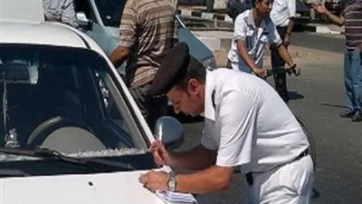 تحرير 1287 مخالفة مرورية وسحب 32 رخصة في حملة مكبرة بالقليوبية