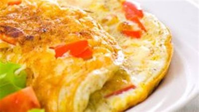 عجة البيض بنكهة آسيوية