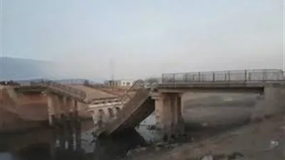 سانا: تدمير جسر التوينة قرب ريف حماة الشمالي