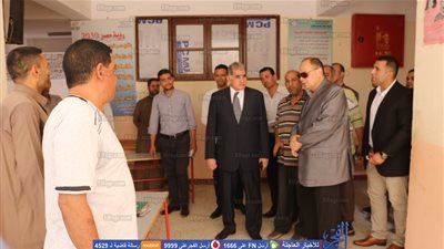 محافظ الفيوم يتابع استعدادات المدارس للعام الدراسي الجديد (صور)