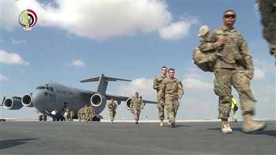 استمرار تدفق القوات المشاركة في تدريبات 