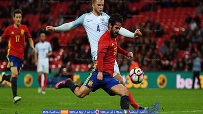 التشكيل المتوقع لقمة إنجلترا وإسبانيا