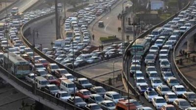 نشرة مرور الظهيرة.. أبزرها كثافات بكوبري أكتوبر