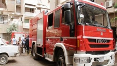 عاجل.. حريق هائل داخل مخزن أسفل دائري اللبينى بالمريوطية