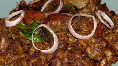 أسرع طريقة لتحضير الكبد والقوانص بالمنزل