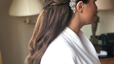 صاحبات الشعر الطويل.. تسريحات اختاري منها يوم زفافك (صور) 