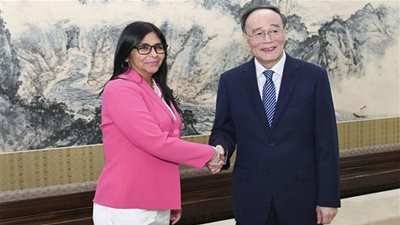 تفاصيل لقاء نائب الرئيس الصيني ونظيرتة الفنزويلية