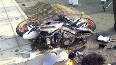 إصابة أمين شرطة وموظف في حادث تصادم ببني سويف