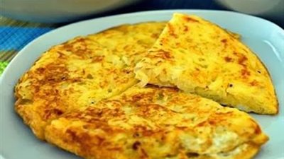 طريقة عمل أومليت البطاطس