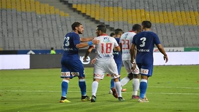صور مباراة سموحة والزمالك بكاميرا الفجر الرياضي