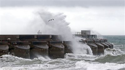 وفاة امرأة جراء العاصفة 