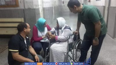 التدخل السريع ينقذ سيدة من أحد الشوارع المظلمة بحلوان