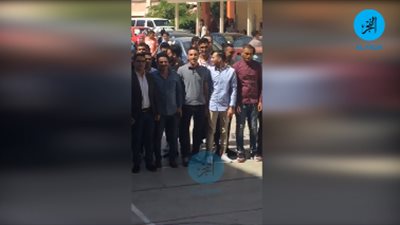 عميد كلية تجارة يشارك في تحية العلم بدمياط (فيديو) 