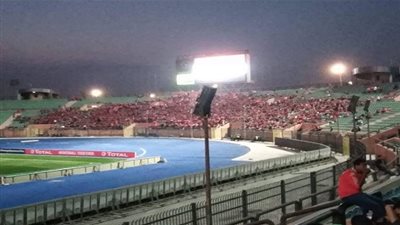 جماهير الأهلي تملأ ملعب السلام قبل مباراة هورويا