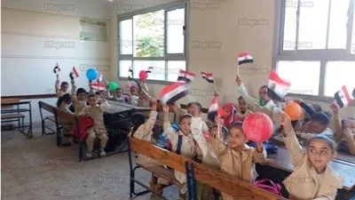 مدارس بني سويف تستقبل التلاميذ بـ