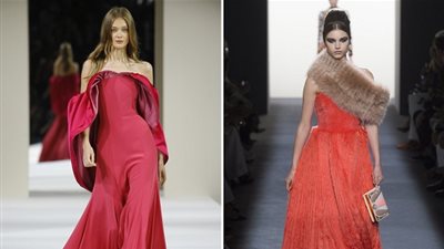 الأحمر.. موضة خريف 2018 (صور)