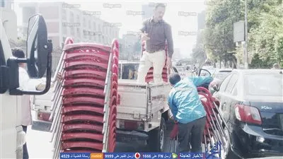 ثاني أيام الدراسة.. إزالة الإشغالات أمام مدارس جنوب الجيزة (صور) 