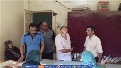 رئيس مدينة سمنود يوجه بتوفير استمارات إضافة المواليد للتموين (صور)