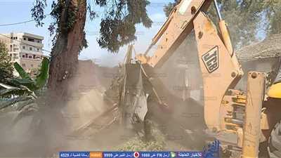 حملة لإزالة التعديات على أملاك وزارة الري بالدقهلية (صور)