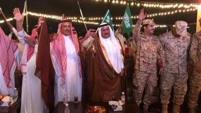 سبق – السعودية |منسوبو الفوج الأول بالحرس الوطني يحتفلون باليوم الوطني السعودي