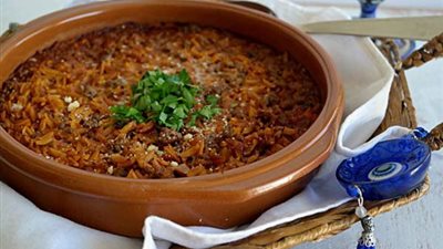 طريقة تحضير طاجن لسان عصفور 