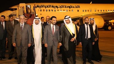 محمد الحلبوسي يصل الكويت في زيارة رسمية