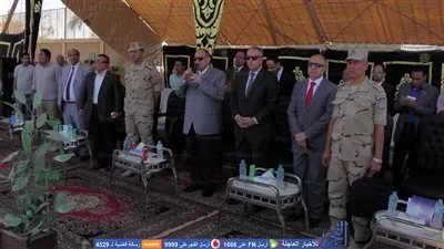 محافظ الفيوم يشهد البيان العملي لتأمين الأهداف الحيوية بكوم أوشيم (فيديو وصور)