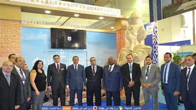 سفير مصر لدى كازاخستان يفتتح الجناح السياحي المصرى بمعرض أستانا