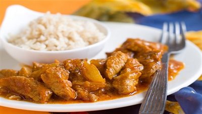 طريقة عمل اللحم بالكاري