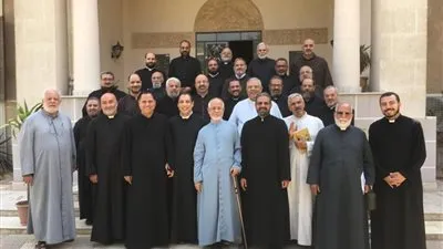 بطريرك الأقباط الكاثوليك يجتمع بكهنة الإيبارشية البطريركية