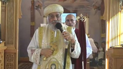 كلمة البابا تواضروس لشعب كنيسة القديسين بنيو جيرسي