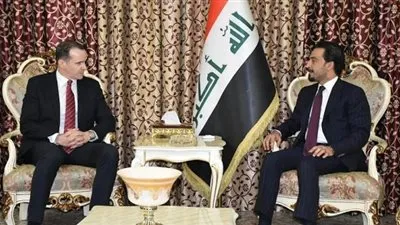 رئيس النواب العراقي يستقبل مبعوث الرئيس الأمريكي ويبحثان آخر التطورات