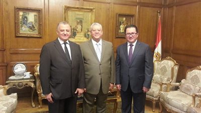 رئيس المحكمة الدستورية يستقبل سفير جمهورية كازاخستان