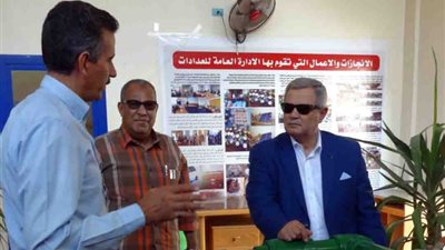  رئيس الشركة القابضة لمياه الشرب والصرف الصحى يلتقى مسئولى شركة سوهاج