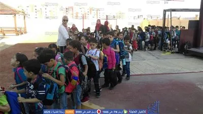 تفاصيل اليوم الدراسي الأول بالمدرسة اليابانية بدمياط (صور) 