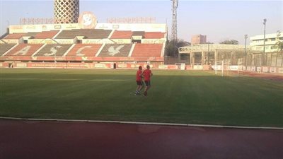 تدريبات تأهيلية لسعد ونجيب على هامش مران الأهلي