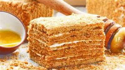 طريقة تحضير كيكة العسل