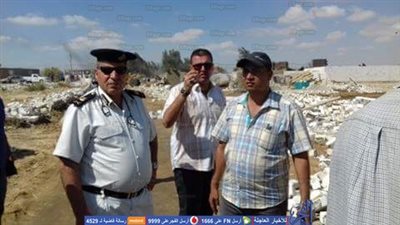 إزالة تعديات على مساحة 40 فدان بمنطقة الفيروز بالسويس (صور) 