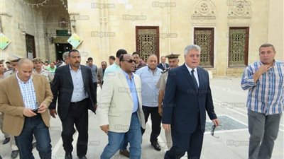 مدير أمن الغربية يتفقد خدمات تأمين مسجد السيد البدوي في أولى أيام الاحتفالات (صور)