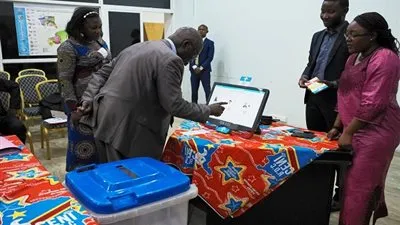 احتجاج حزب المعارضة في الكونغو على النظام الالكتروني لانتخابات الرئاسة 