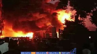 عاجل| حريق ضخم يضرب المنوفية.. وسقوط 10 مصابين حتى الآن.. ومحاولات للسيطرة على نيران مخزن الكاوتشوك (صور)
