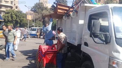 رفع 148 حالة إشغال طريق في حملات أمنية بقطاع أكتوبر