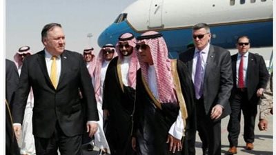 الملك سلمان يلتقي بومبيو في الرياض