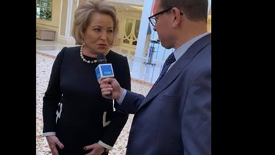 الليلة.. عمرو عبدالحميد يجري حوارًا مع رئيسة المجلس الفيدرالي الروسي