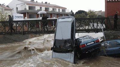 بسبب الفيضانات.. فرنسا تعلن حالة الكوارث الطبيعية فى 126 بلدية جنوب البلاد