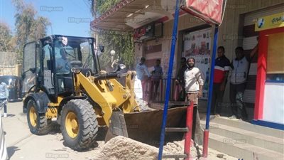 إزالة 72 حالة إشغال و 30 حالة مضبوطات فى حملة مكبرة بمركز نصر النوبة (صور)