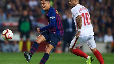 أهداف مباراة برشلونة وإشبيلية في الدوري الإسباني