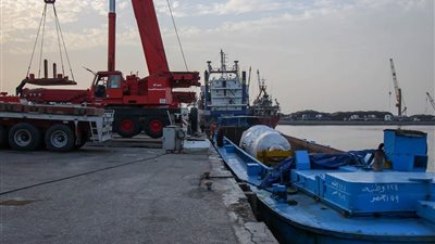 أرصفة ميناء دمياط تحقق نسبة إشغال 100 %