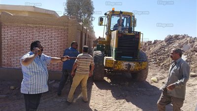 بدء تطهير مدرسة صلاح ياسين برأس غارب من الثعابين والزواحف (صور)