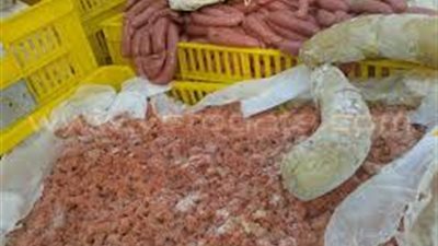 ضبط 2 طن لحوم ودواجن فاسدة وغير صالحة للاستهلاك بالخصوص 